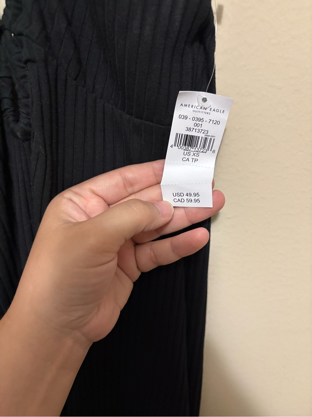 American Eagle Outfitters Black Halter Maxi Dress - Picture 3 of 3